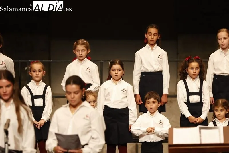 Concierto del Precoro y Coro de Niños Ciudad de Salamanca en el Liceo. Fotos: David Sañudo