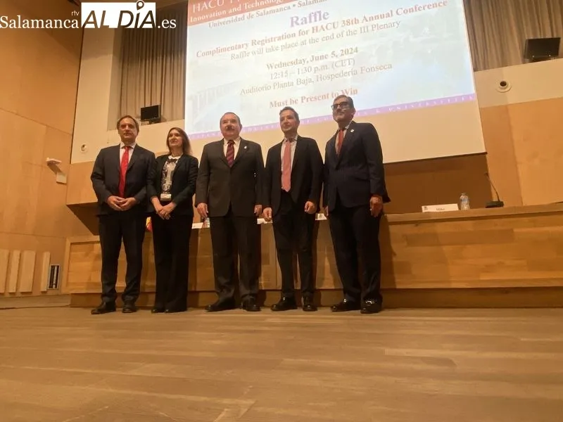 Inauguración en Salamanca de la Conferencia Internacional de la Hispanic Association of Colleges and Universities (HACU). Foto: Vanesa Martins