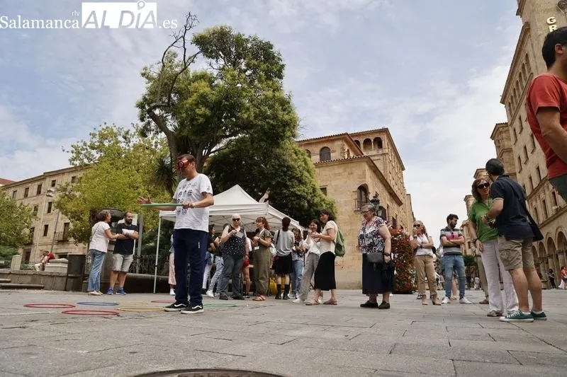Actos del Día Internacional contra las Drogas en la plaza de los Bandos. Foto: David Sañudo