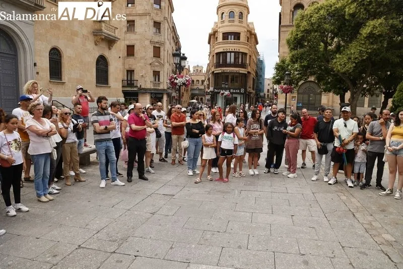 Actos del Día Internacional contra las Drogas en la plaza de los Bandos. Foto: David Sañudo