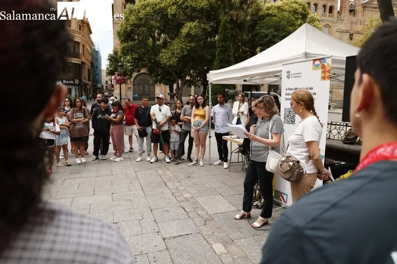 Actos del Día Internacional contra las Drogas en la plaza de los Bandos. Foto: David Sañudo