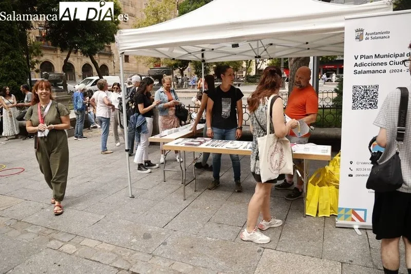 Actos del Día Internacional contra las Drogas en la plaza de los Bandos. Foto: David Sañudo