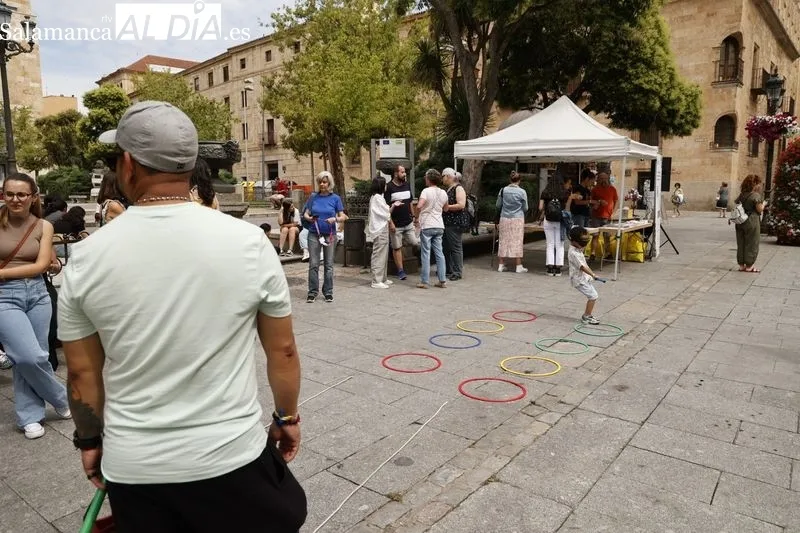 Actos del Día Internacional contra las Drogas en la plaza de los Bandos. Foto: David Sañudo
