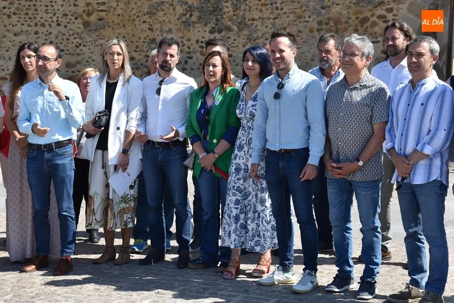 Foto 8 - Luis Tudanca se acerca a Ciudad Rodrigo al hilo de las Europeas del domingo