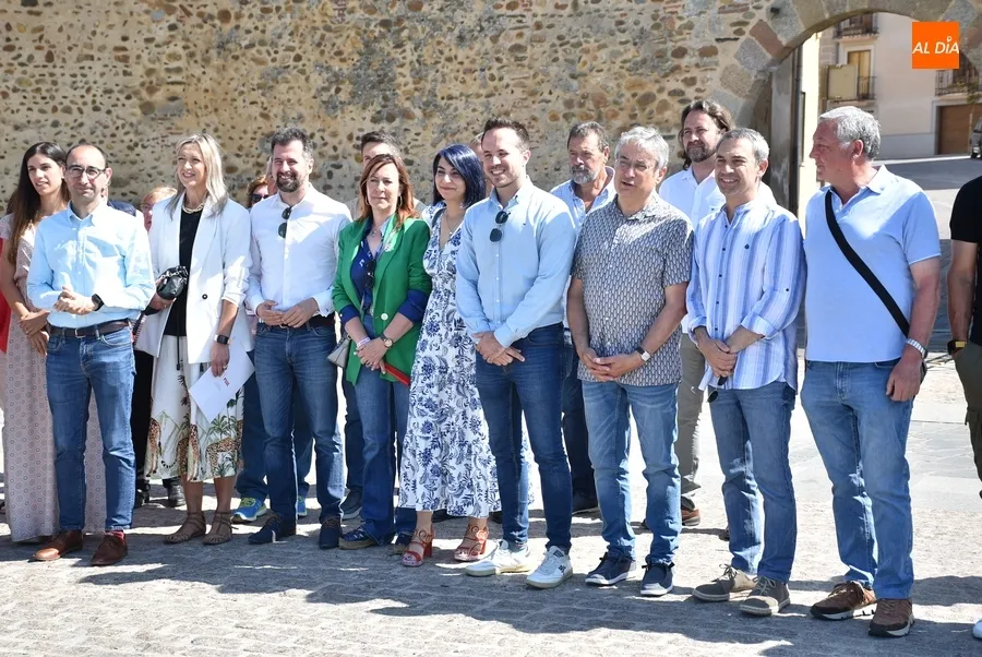 Foto 10 - Luis Tudanca se acerca a Ciudad Rodrigo al hilo de las Europeas del domingo