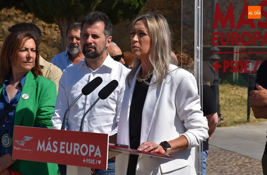 Foto 11 - Luis Tudanca se acerca a Ciudad Rodrigo al hilo de las Europeas del domingo