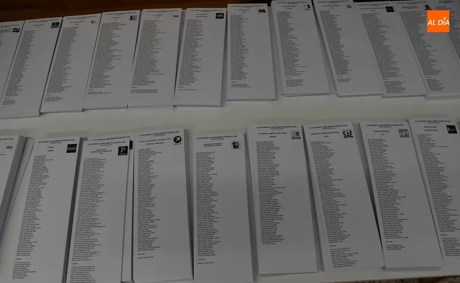 Foto 4 - Preparadas las 12 mesas en las que votar&aacute;n el domingo los mirobrigenses entre &iexcl;34! candidaturas