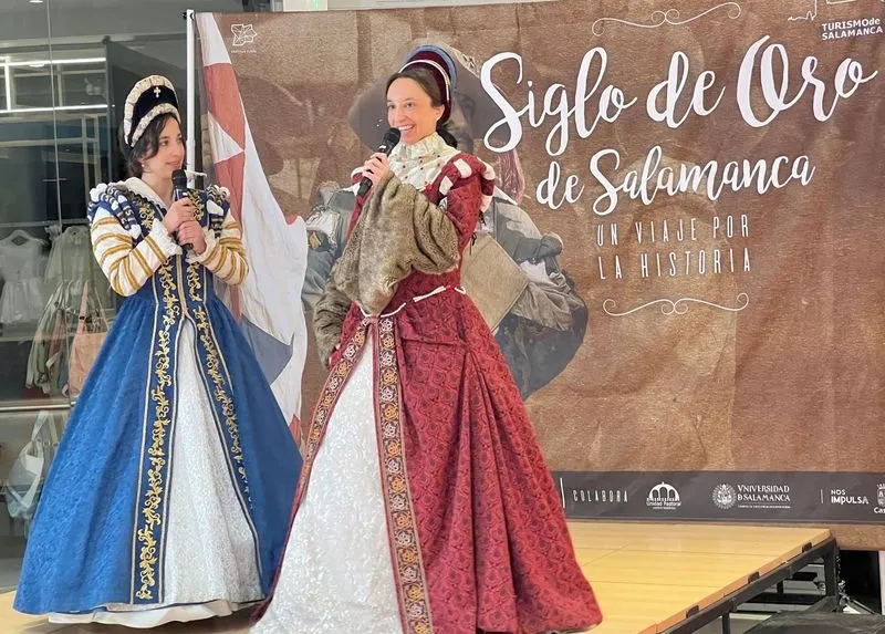 Recreaciones teatrales y un desfile de moda del Siglo de Oro en el Centro Comercial El Tormes