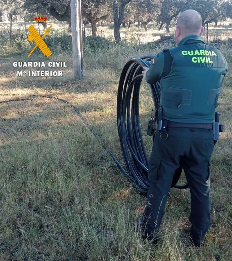Imagen de esta operación facilitada por la Guardia Civil de Salamanca
