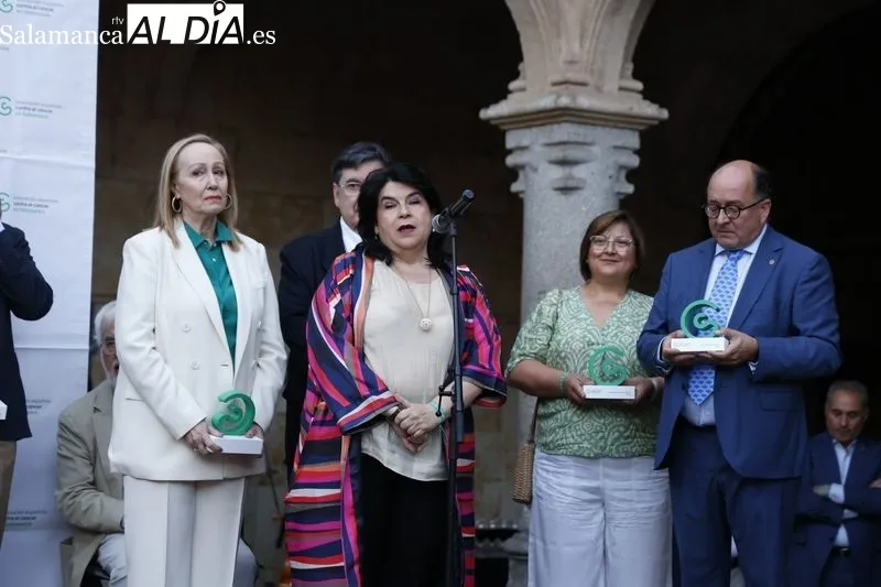 I Noche Solidaria de la AECC de Salamanca en la que se han entregado los premios 'Cielo de Salamanca'. Fotos: David Sañudo