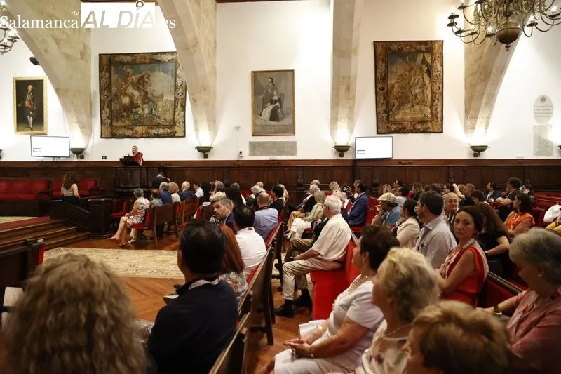 Inauguración del II Encuentro Iberoamericano de antiguos alumnos de la Universidad de Salamanca. Fotos: David Sañudo