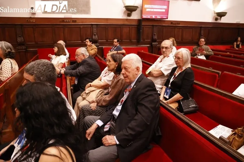 Inauguración del II Encuentro Iberoamericano de antiguos alumnos de la Universidad de Salamanca. Fotos: David Sañudo