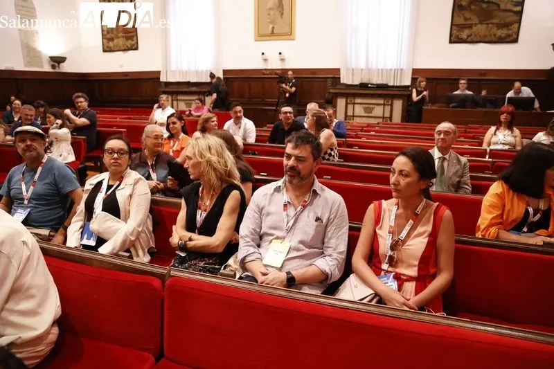 Inauguración del II Encuentro Iberoamericano de antiguos alumnos de la Universidad de Salamanca. Fotos: David Sañudo