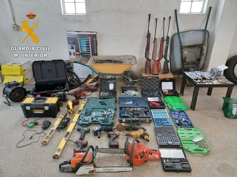 Foto facilitada por la Guardia Civil de esta operación