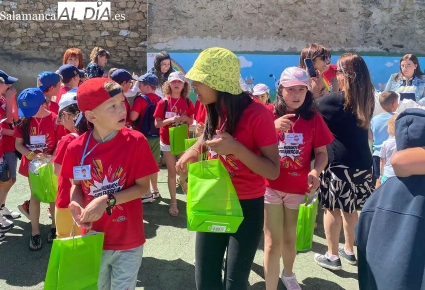 Escolares, padres y maestros compartieron una jornada con alumnos portugueses gracias al programa Escuelas de Frontera  