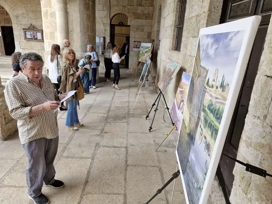 Foto 10 - Francisco Tom&aacute;s Medina P&eacute;rez logra por fin ganar el Concurso de Pintura R&aacute;pida al Aire Libre