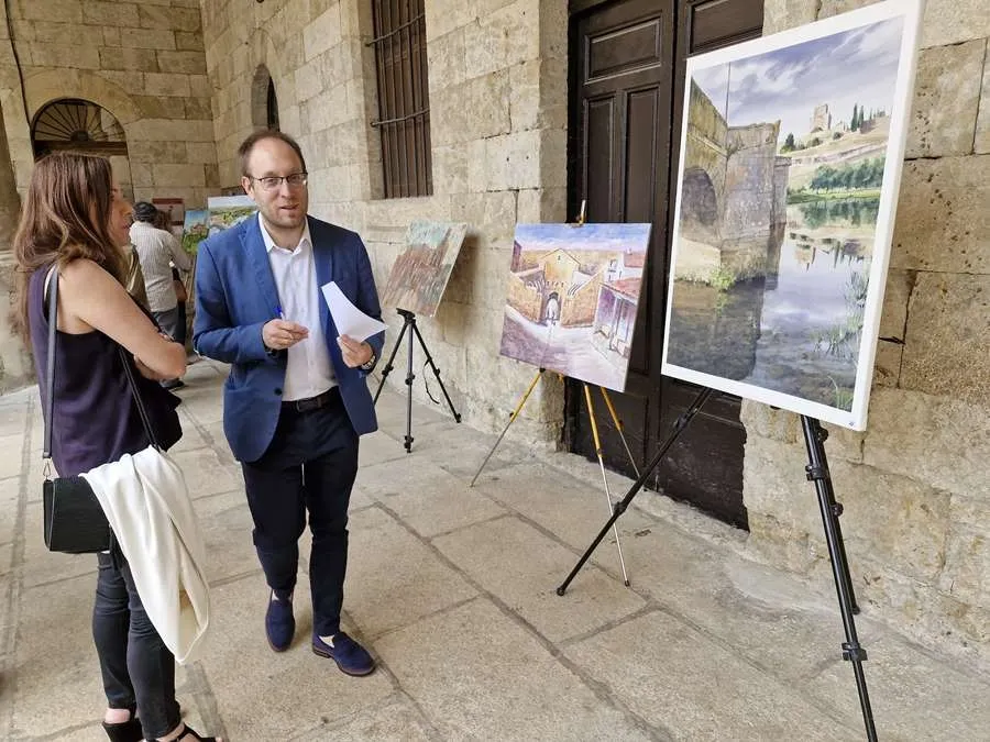 Foto 11 - Francisco Tom&aacute;s Medina P&eacute;rez logra por fin ganar el Concurso de Pintura R&aacute;pida al Aire Libre