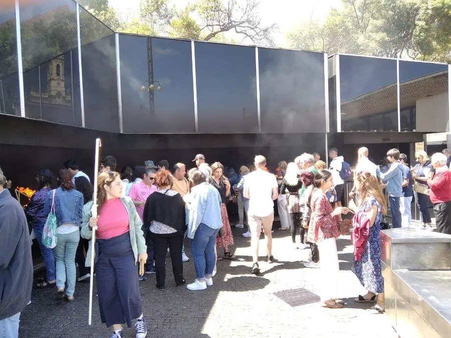 Foto 7 - Un grupo de 55 personas peregrina con San Andr&eacute;s hasta el Santuario de F&aacute;tima