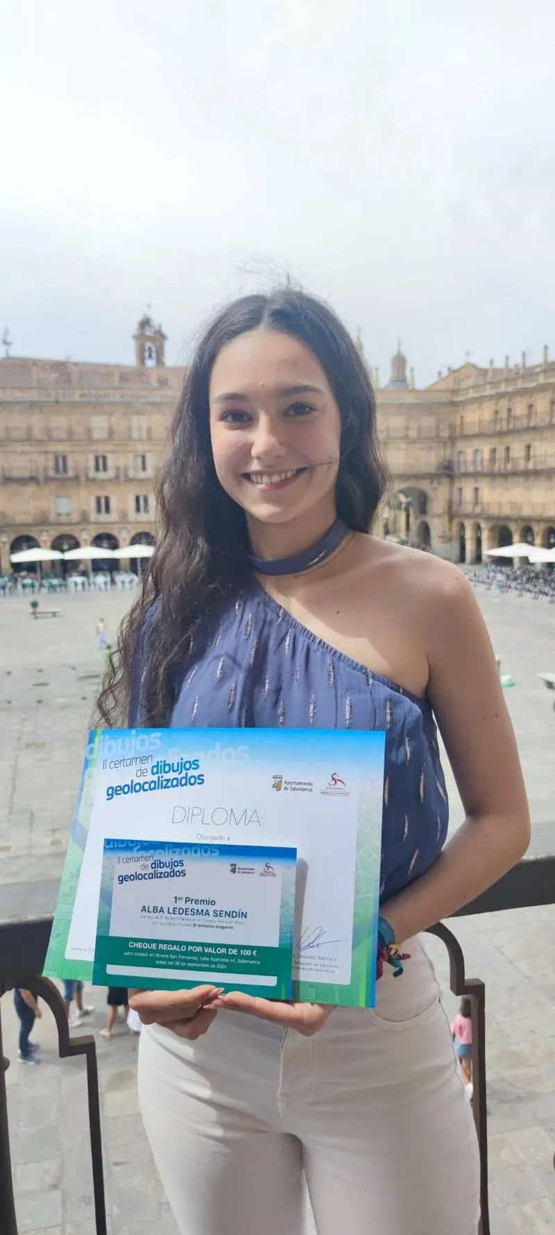Alba Ledesma, alumna del Colegio San Juan Bosco.