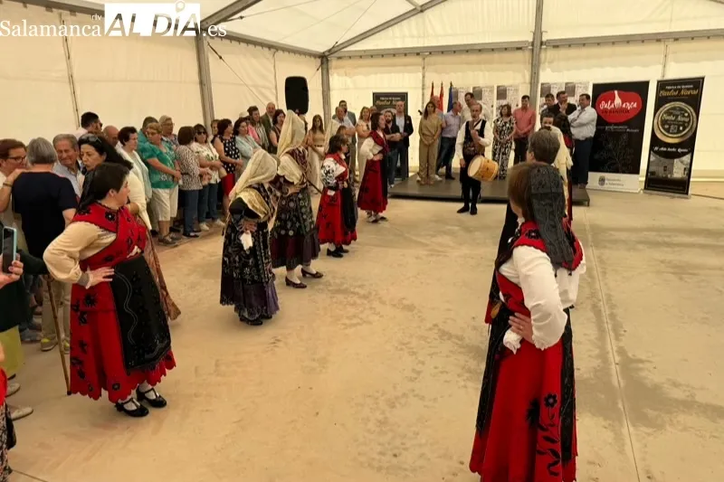 Foto 3 - Multitudinaria bienvenida a la I Fiesta de la Mancomunidad en Cantaracillo, cita que pretende &ldquo;simbolizar la uni&oacute;n y alzar la voz de nuestros pueblos&rdquo;