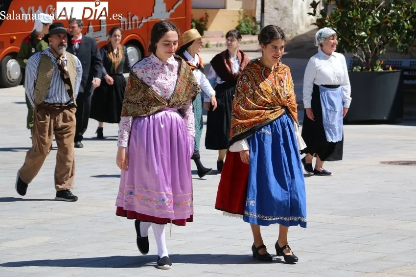 Recreación de la visita a Villarino del rey Alfonso XIII en 1923  / CORRAL