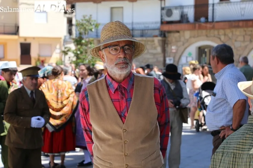 Recreación de la visita a Villarino del rey Alfonso XIII en 1923  / CORRAL
