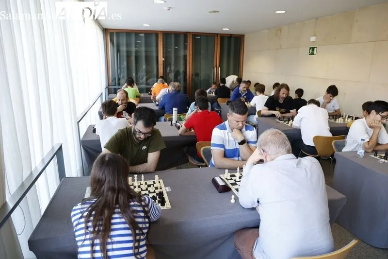 Jornada de ajedrez inclusivo en el Palacio de Congresos de Salamanca. Fotos: David Sañudo