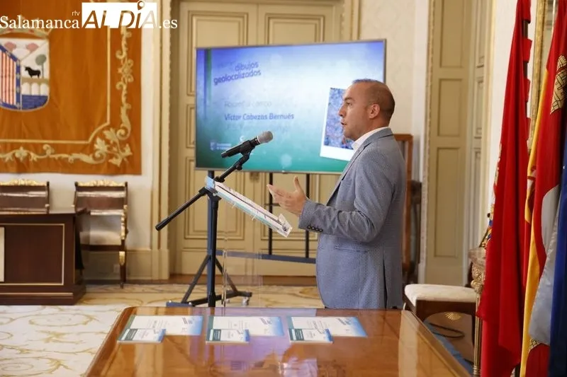 Entrega en el Ayuntamiento de Salamanca de los premios del certamen de 'Dibujos Geolocalizados'. Foto: David Sañudo