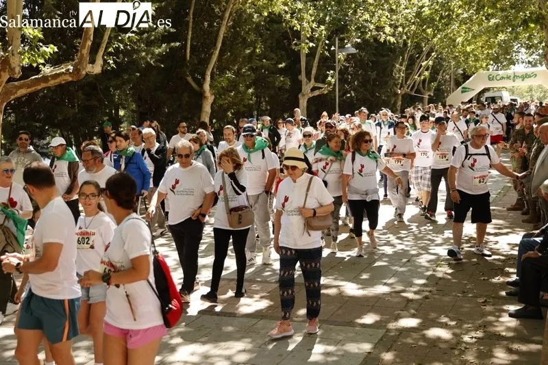 I Marcha de los Tulipanes, organizada por la Asociación de Párkinson Salamanca. Fotos: David Sañudo