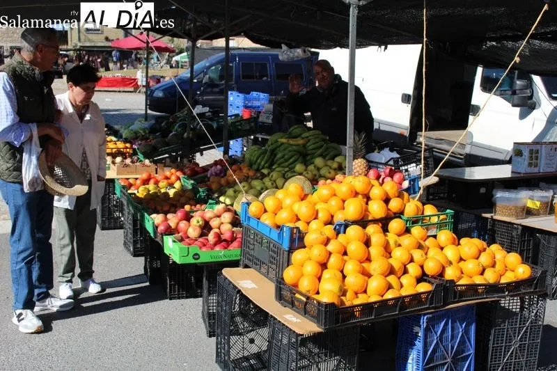 Foto 8 - El mercadillo de Trabanca anuncia la proximidad del verano con una buena afluencia de p&uacute;blico