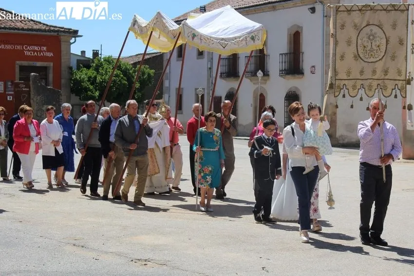 Celebración del Corpus en Yecla de Yeltes
