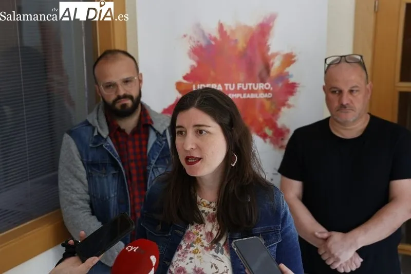 La concejala de Familia e Igualdad de Oportunidades, Miryam Rodríguez, presenta los Cursos de Formación Ocupacional para Desempleados. Foto de David Sañudo
