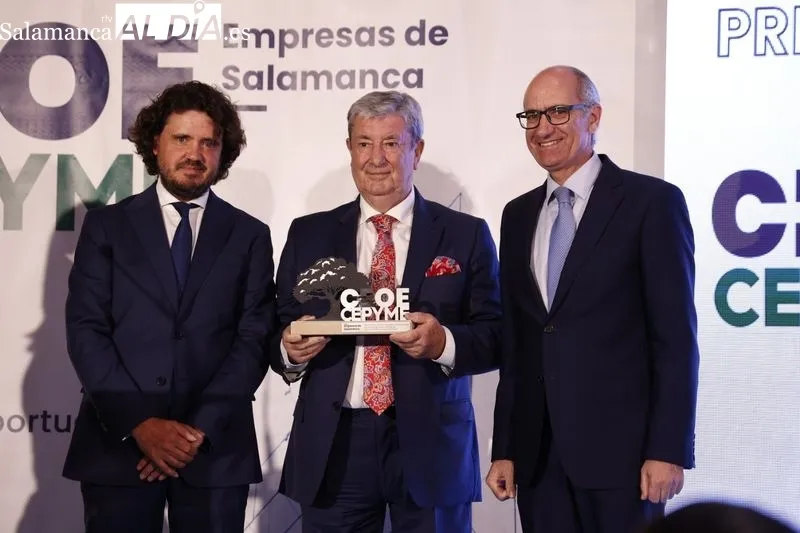 Ceremonia de entrega de los Premios CEOE CEPYME Salamanca 2024. Fotos: David Sañudo