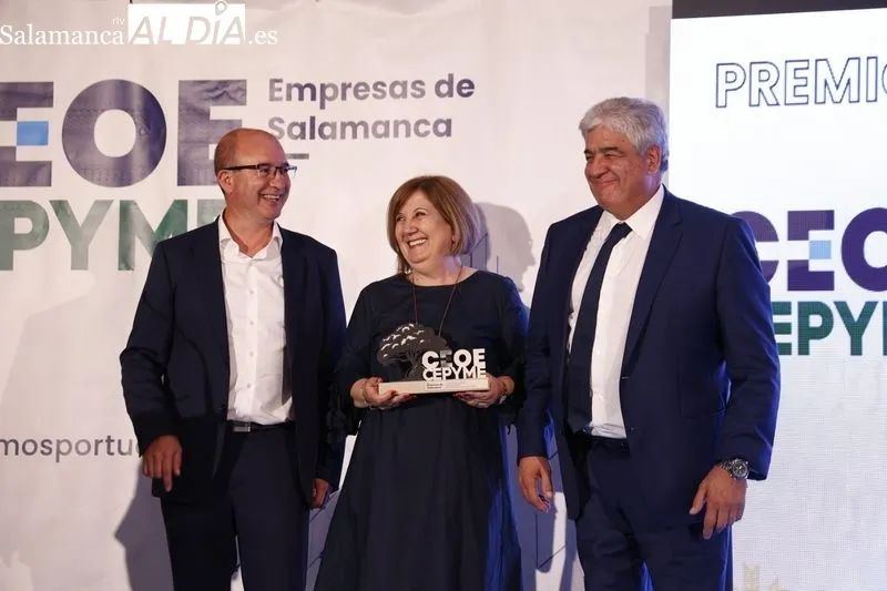 Ceremonia de entrega de los Premios CEOE CEPYME Salamanca 2024. Fotos: David Sañudo