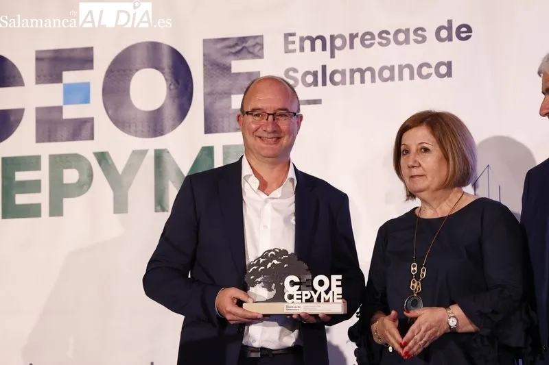 Ceremonia de entrega de los Premios CEOE CEPYME Salamanca 2024. Fotos: David Sañudo