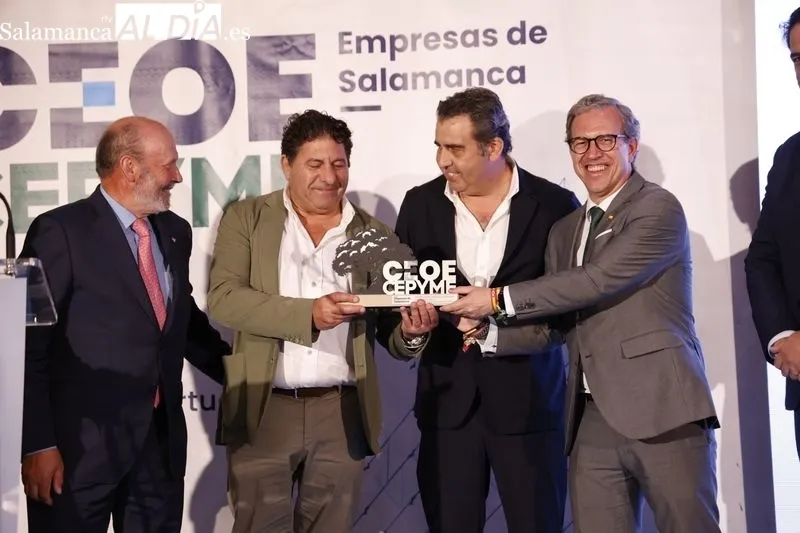 Ceremonia de entrega de los Premios CEOE CEPYME Salamanca 2024. Fotos: David Sañudo