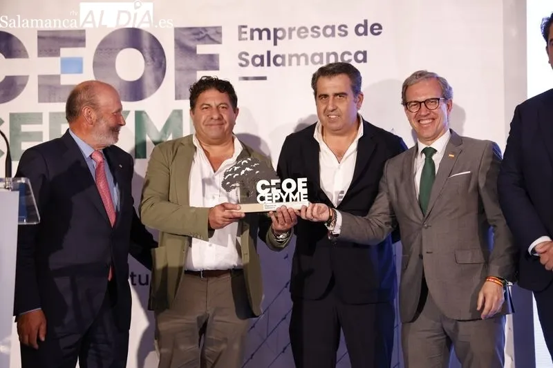 Ceremonia de entrega de los Premios CEOE CEPYME Salamanca 2024. Fotos: David Sañudo
