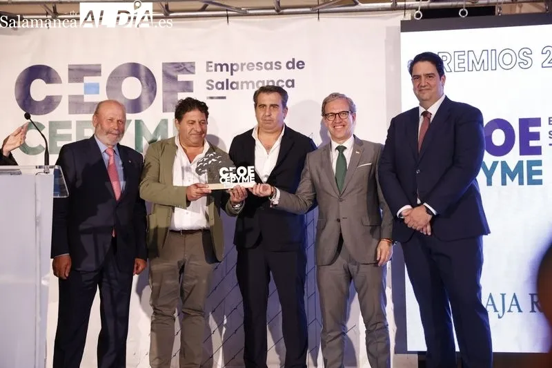 Ceremonia de entrega de los Premios CEOE CEPYME Salamanca 2024. Fotos: David Sañudo