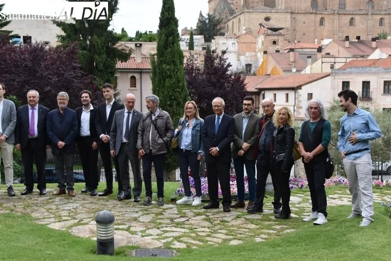 Presentación de una nueva edición del programa Salamanca Plazas y Patios con cincuenta citas culturales durante los meses de julio y agosto. Foto: Vanesa Martins