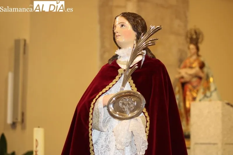 Foto 9 - Santa Luc&iacute;a regresa a Alba de Tormes tras ser restaurada