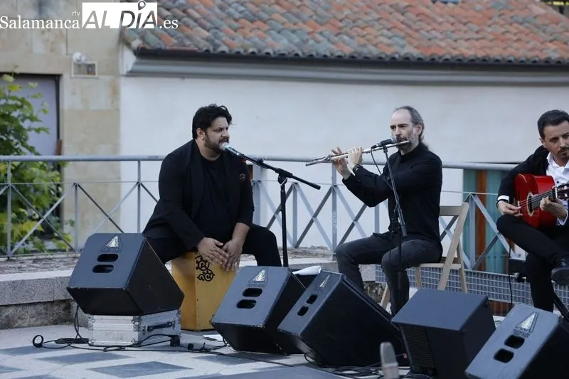 Concierto de Raúl Olivar en la plaza de Carvajal. Fotos: David Sañudo.