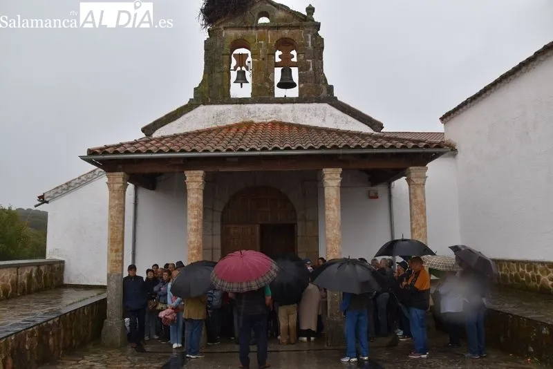 Romería del Cristo de Cabrera marcada por el mal tiempo. Foto de Vanesa Martins