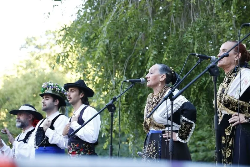Clausura de la Feria de Asociaciones con la actuación del Grupo Surco en el Parque Picasso de Salamanca. Fotos: David Sañudo.