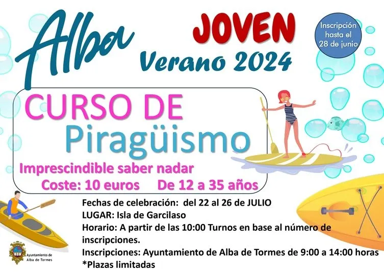 Foto 7 - El Summer Camp Tecnol&oacute;gico y un curso de pirag&uuml;ismo,  grandes novedades del verano de &lsquo;Alba Joven&rsquo; 