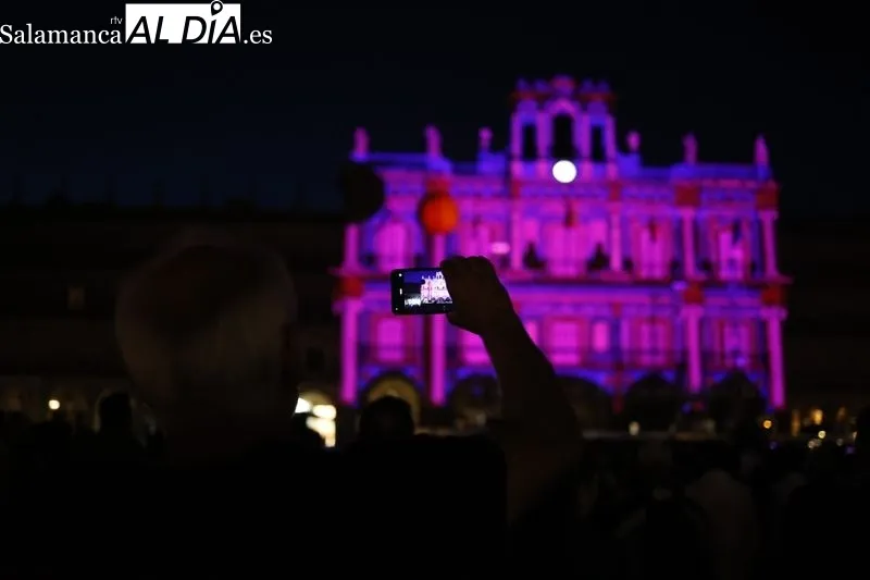 Videomapping Ecos de ceniza en el FÀCYL. Fotos: David Sañudo.