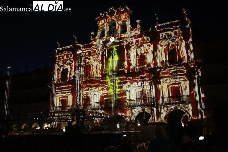 Videomapping Ecos de ceniza en el FÀCYL. Fotos: David Sañudo.