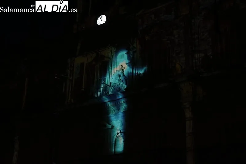 Videomapping Ecos de ceniza en el FÀCYL. Fotos: David Sañudo.