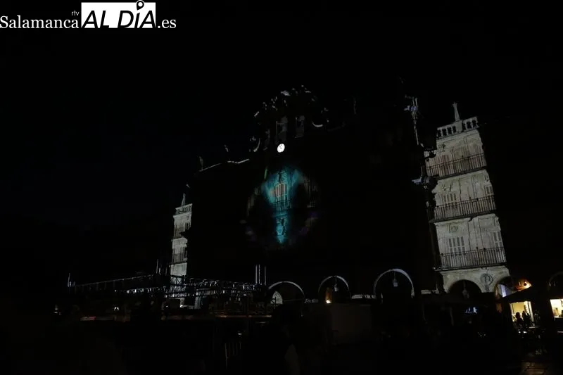 Videomapping Ecos de ceniza en el FÀCYL. Fotos: David Sañudo.