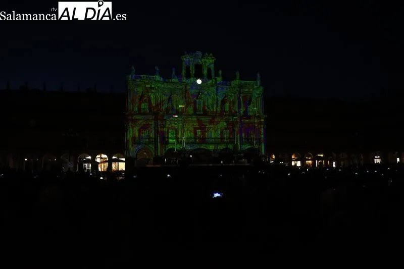 Videomapping Ecos de ceniza en el FÀCYL. Fotos: David Sañudo.
