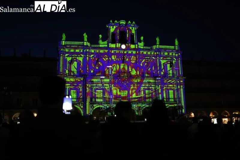 Videomapping Ecos de ceniza en el FÀCYL. Fotos: David Sañudo.